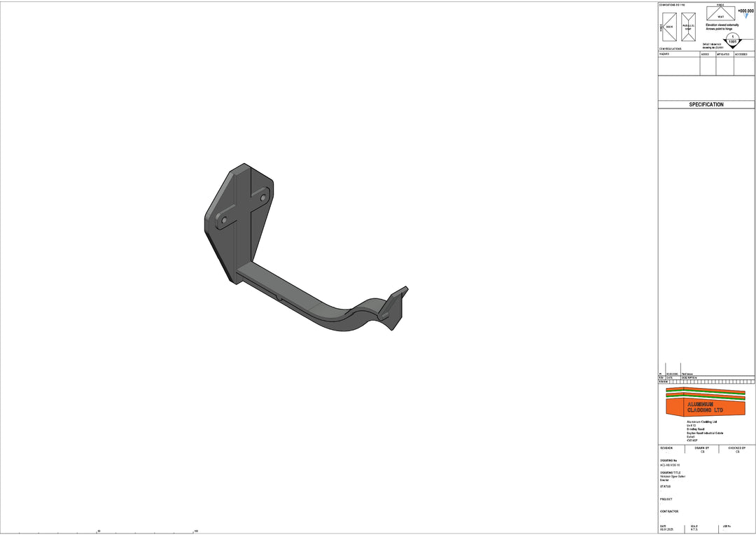 Cast Aluminium Victorian Ogee Gutter Bracket