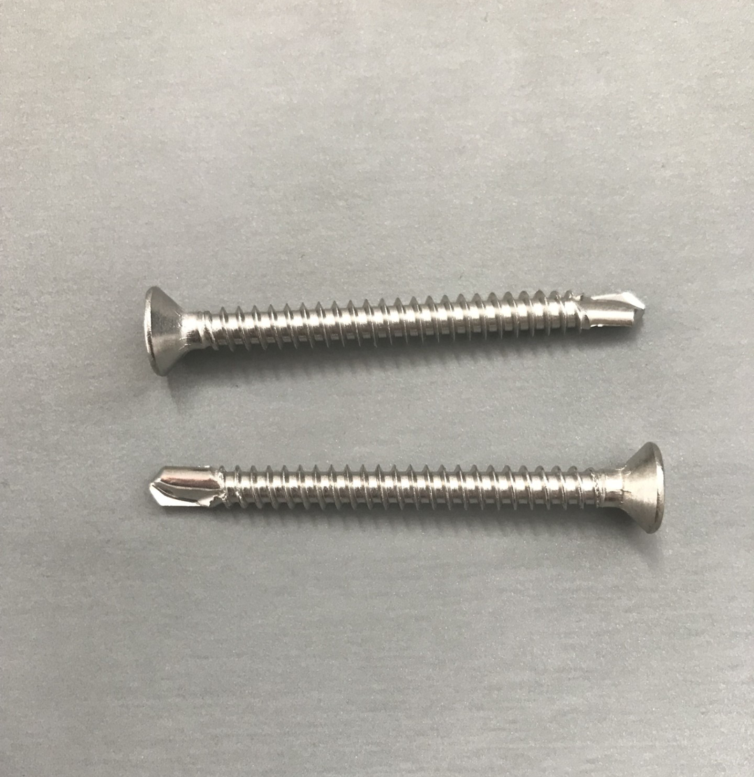 A2 Stainless Steel 4.8 x 50 Pozi CSK Self Drill Screws