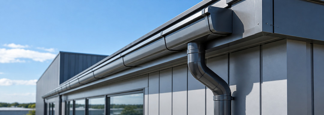 Why the Right Guttering Material Matters for Commercial Buildings