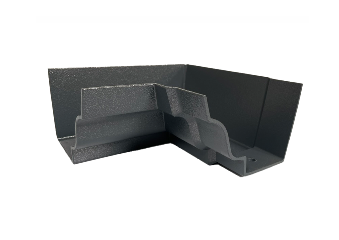 Cast Aluminium Moulded No46 Ogee Gutter 90 degree Internal Right