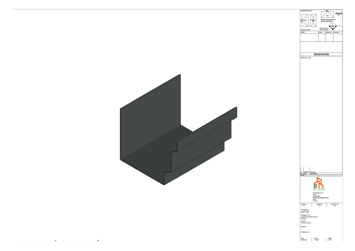 Aluminium Cranked Butt Strap - Type 10