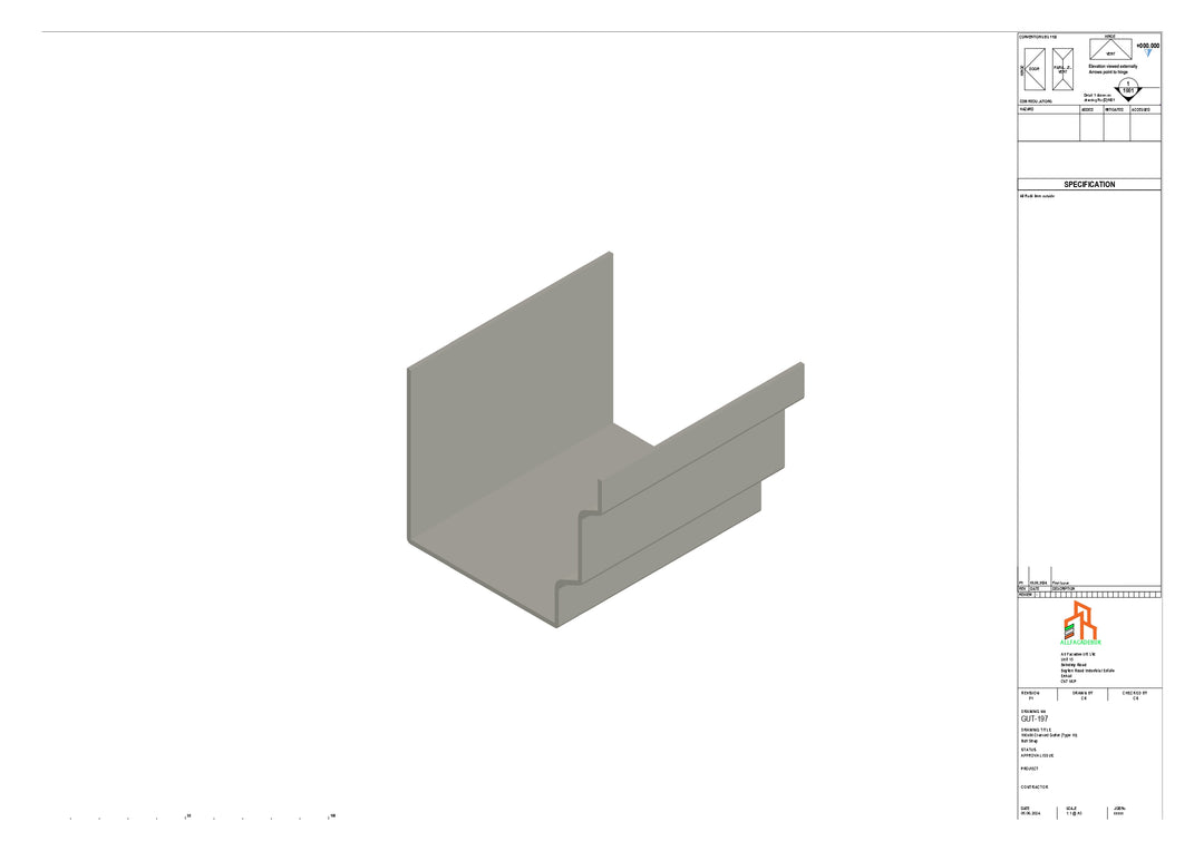 Aluminium Cranked Butt Strap - Type 10