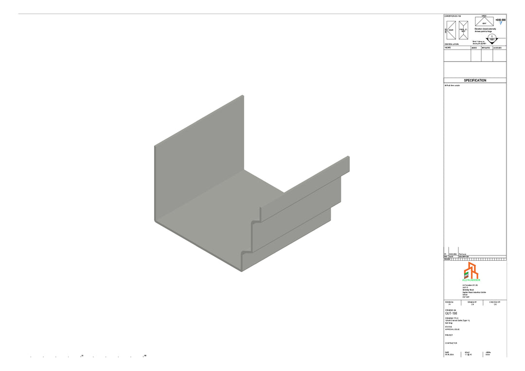 Aluminium Cranked Butt Strap - Type 11