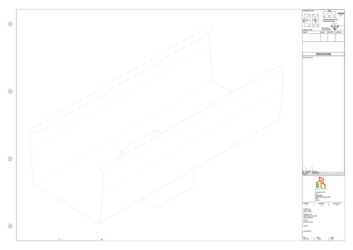 Aluminium Double Slope - Type 8 - Centre Spout - 76 Sq