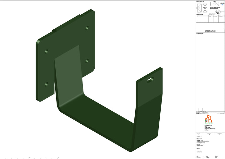 Aluminium Double Slope Fascia Bracket - Type 7