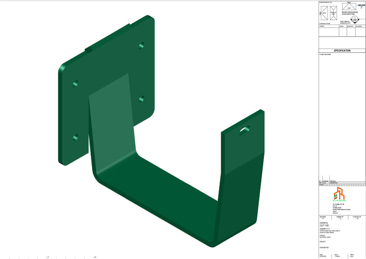 Aluminium Double Slope Fascia Bracket - Type 7