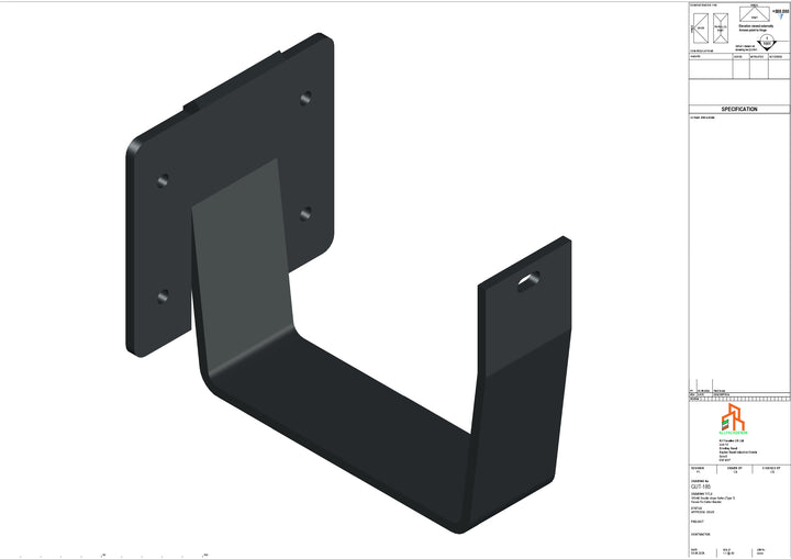 Aluminium Double Slope Fascia Bracket - Type 7