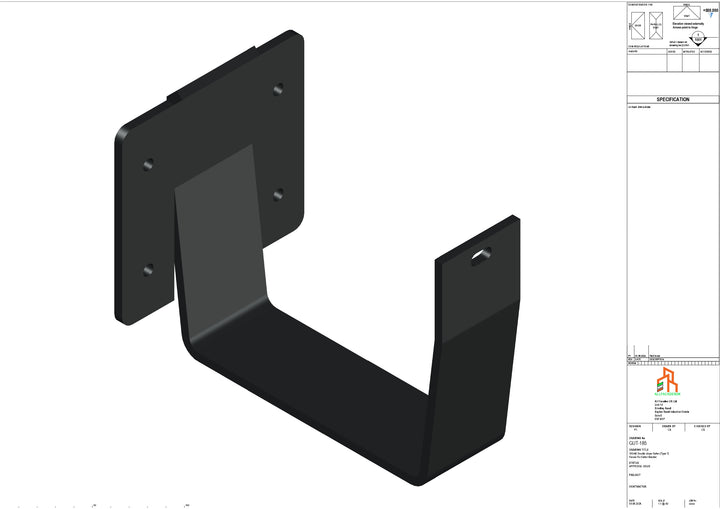 Aluminium Double Slope Fascia Bracket - Type 7