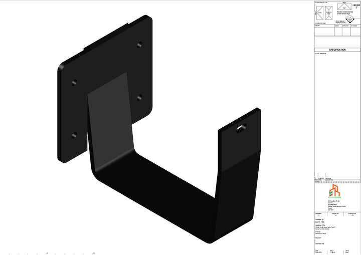 Aluminium Double Slope Fascia Bracket - Type 7