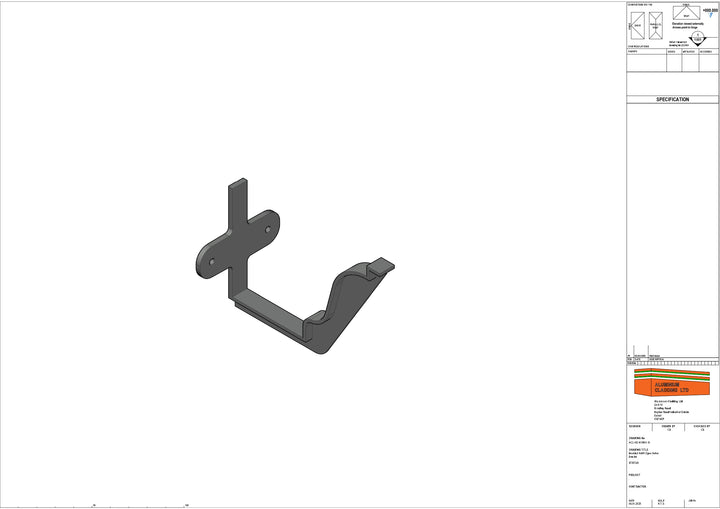 Cast Aluminium Moulded No46 Ogee Gutter Bracket