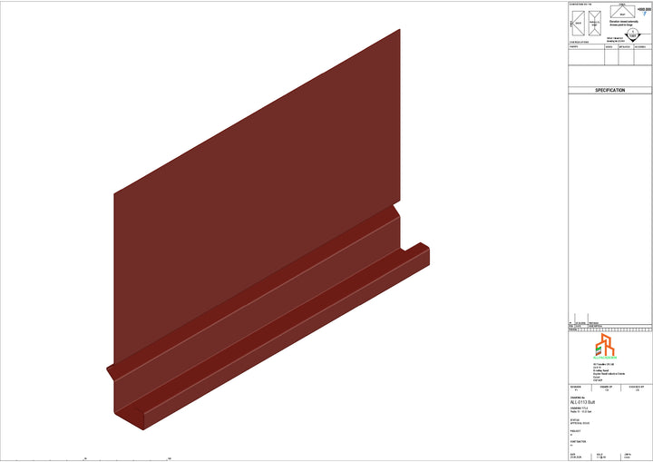 Aluminium Fascia Board - Type 15 - Butt Strap