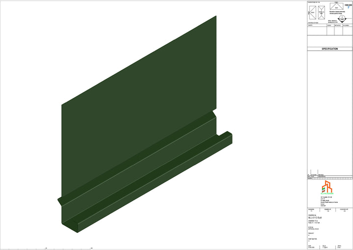 Aluminium Fascia Board - Type 15 - Butt Strap