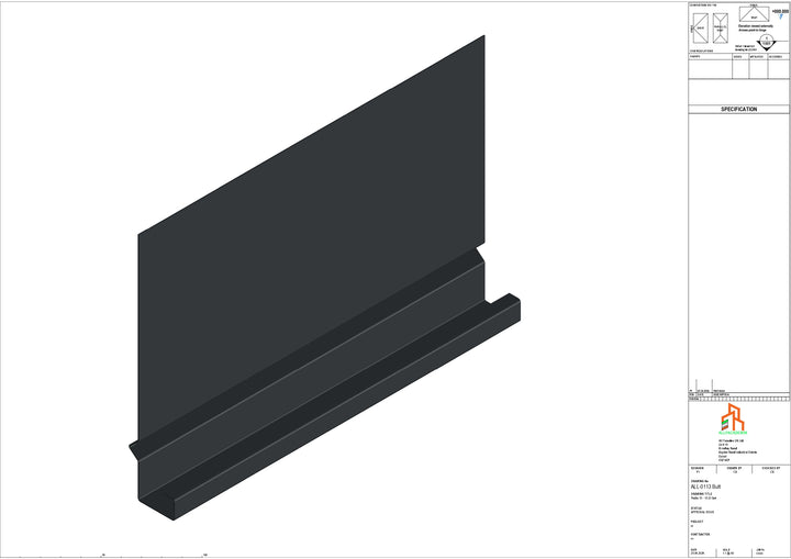 Aluminium Fascia Board - Type 15 - Butt Strap