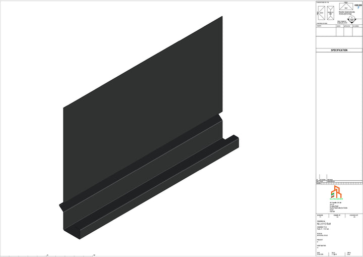 Aluminium Fascia Board - Type 15 - Butt Strap