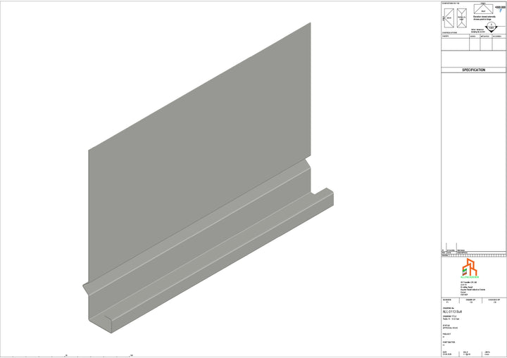 Aluminium Fascia Board - Type 15 - Butt Strap