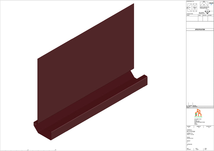 Aluminium Fascia Board - Type 18 - Butt Strap