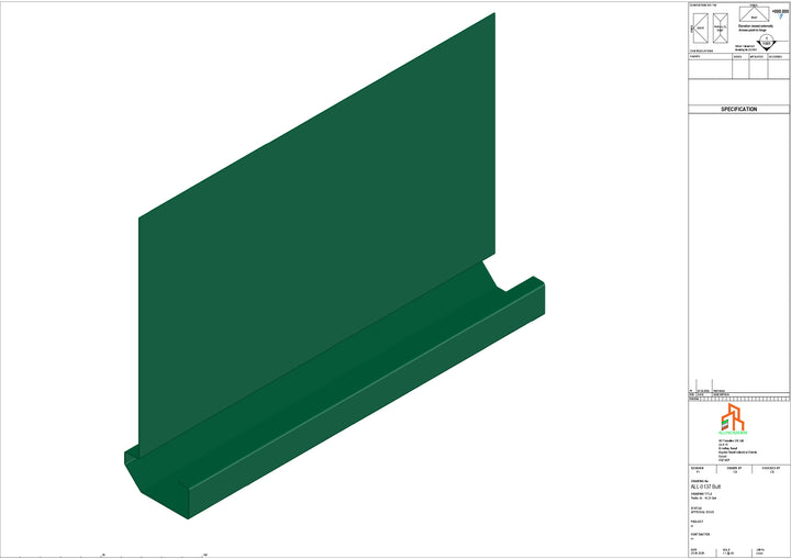 Aluminium Fascia Board - Type 18 - Butt Strap