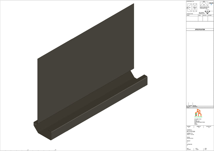 Aluminium Fascia Board - Type 18 - Butt Strap