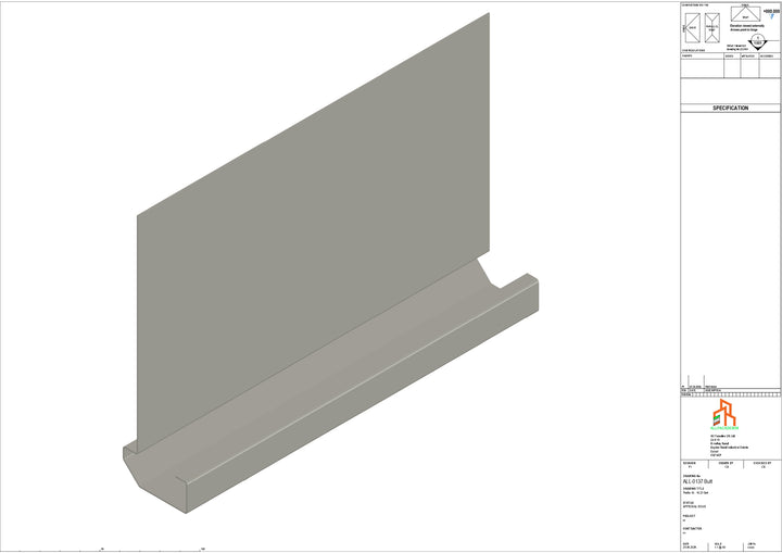 Aluminium Fascia Board - Type 18 - Butt Strap