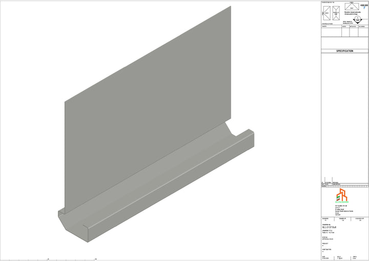 Aluminium Fascia Board - Type 18 - Butt Strap