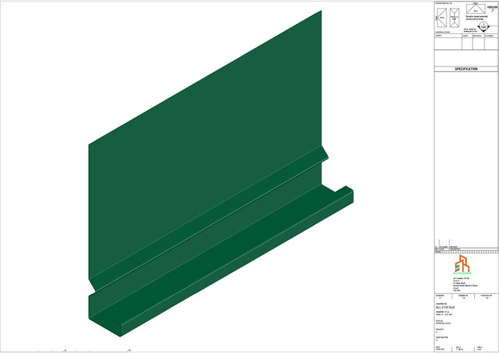 Aluminium Fascia Board - Type 19 - Butt Strap