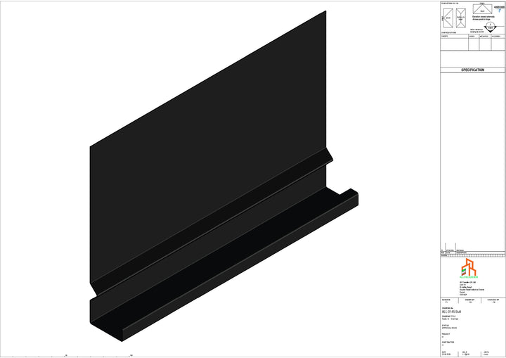 Aluminium Fascia Board - Type 19 - Butt Strap