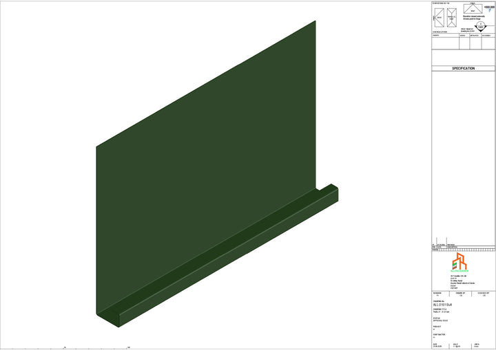Aluminium Fascia Board - Type 21 - Butt Strap