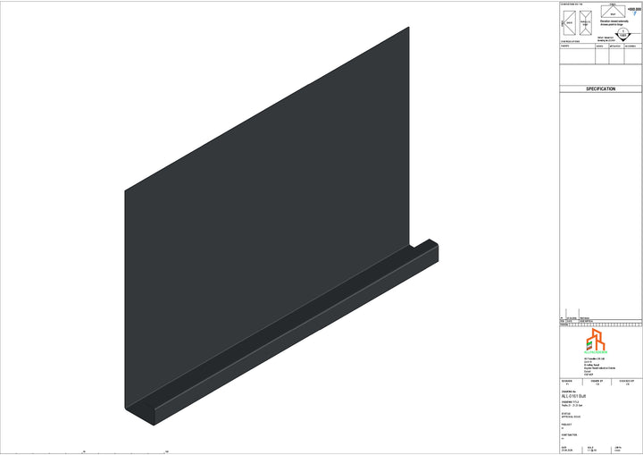 Aluminium Fascia Board - Type 21 - Butt Strap