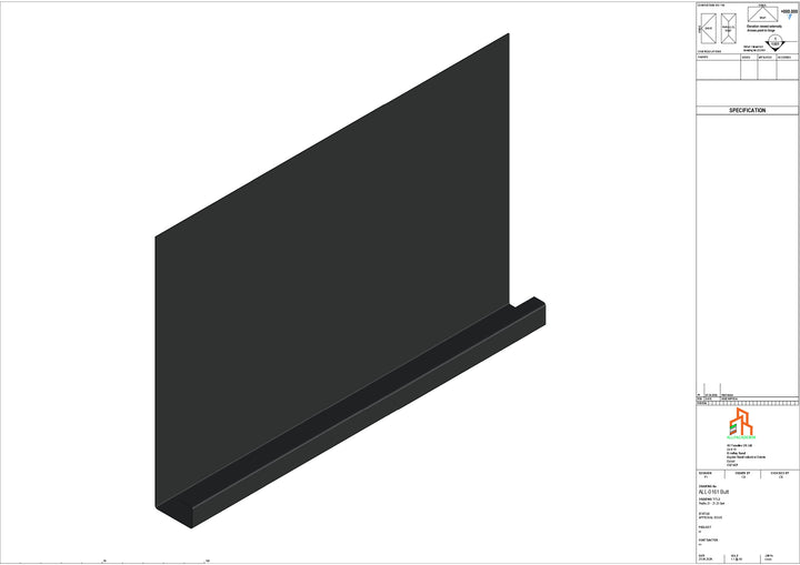 Aluminium Fascia Board - Type 21 - Butt Strap