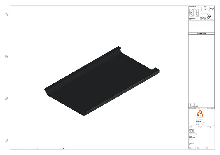 Aluminium Soffit - Type 2 - Straight 3000mm Length