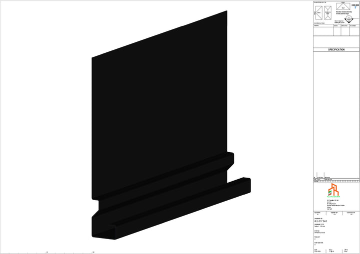 Aluminium Fascia Board - Type 3 - Butt Strap