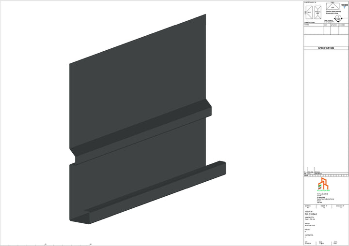 Aluminium Fascia Board - Type 5 - Butt Strap