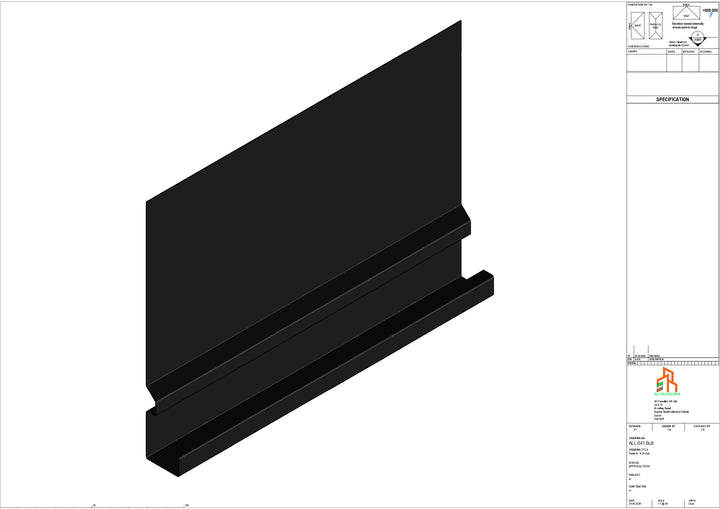 Aluminium Fascia Board - Type 6 - Butt Strap