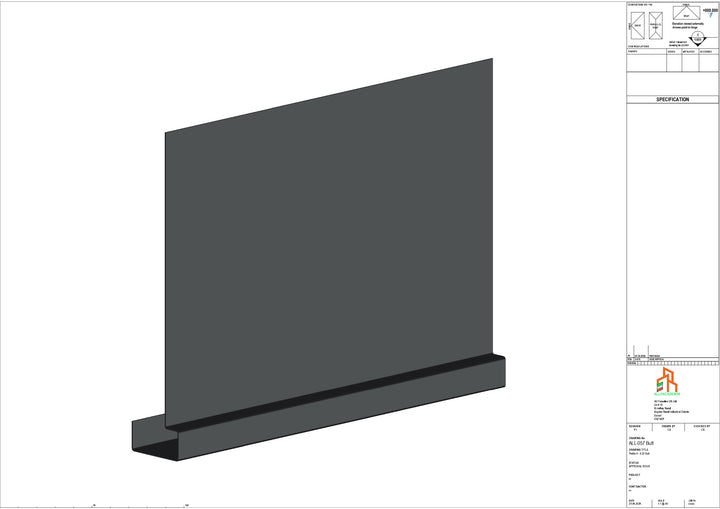 Aluminium Fascia Board - Type 8 - Butt Strap