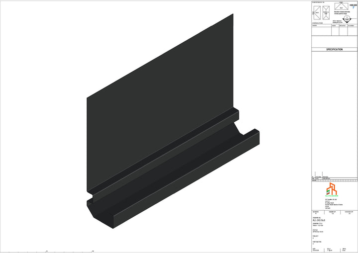 Aluminium Fascia Board - Type 9 - Butt Strap