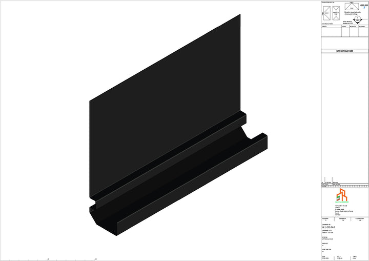 Aluminium Fascia Board - Type 9 - Butt Strap