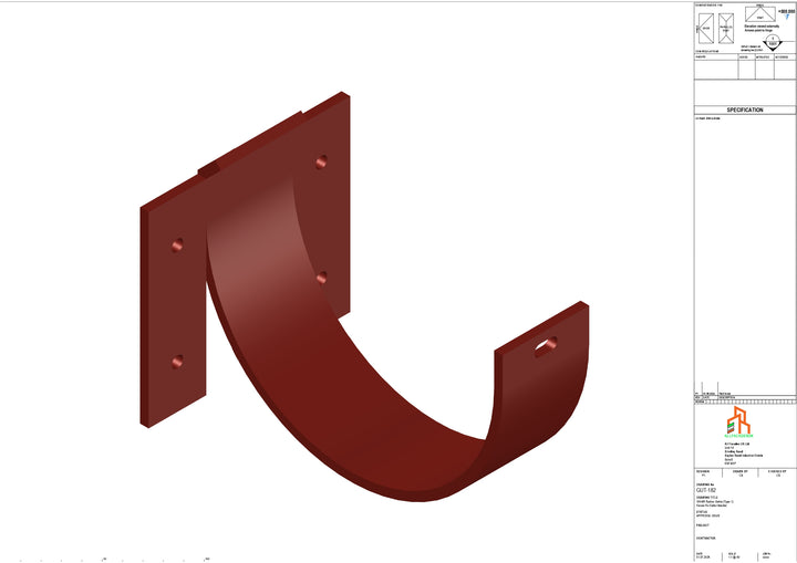 Aluminium Radius Fascia Bracket - Type 2