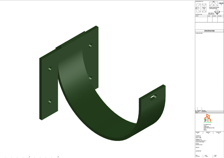 Aluminium Radius Fascia Bracket - Type 2