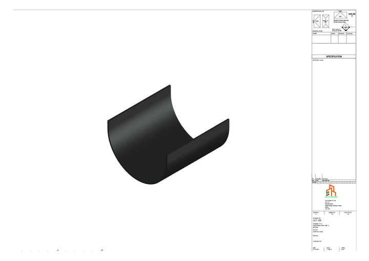 Aluminium Radius Butt Strap - Type 1
