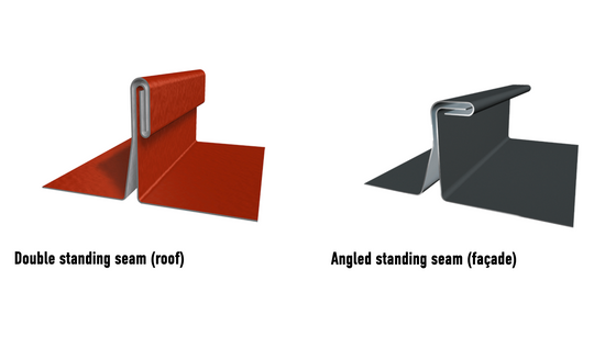 Roof system Prefalz – Aluminium Cladding Ltd