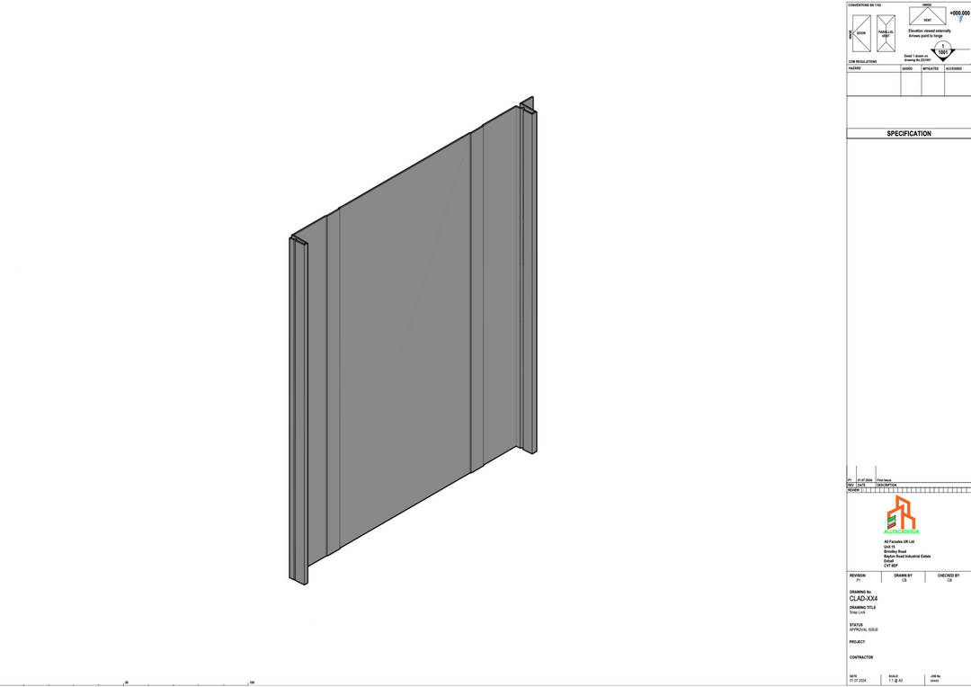 Snap Lock Cladding System – Aluminium Cladding Ltd
