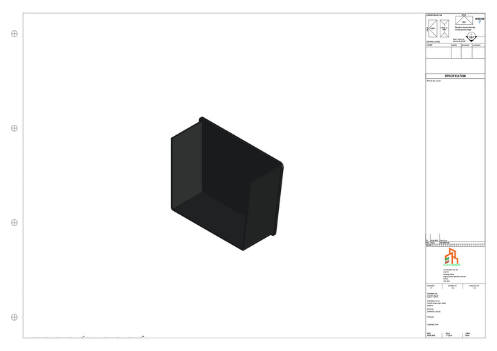 Aluminium Single Slope Gutter - Type 4 - Stopends