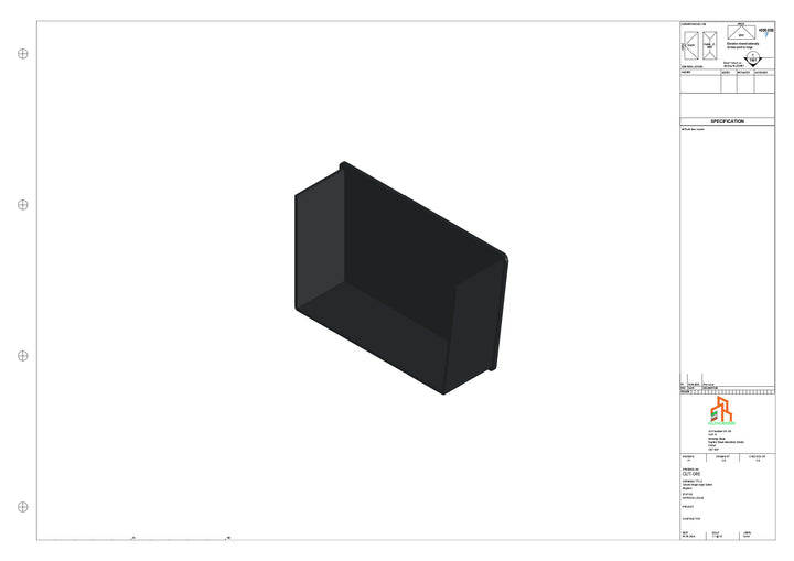Aluminium Single Slope Gutter - Type 5 - Stopends