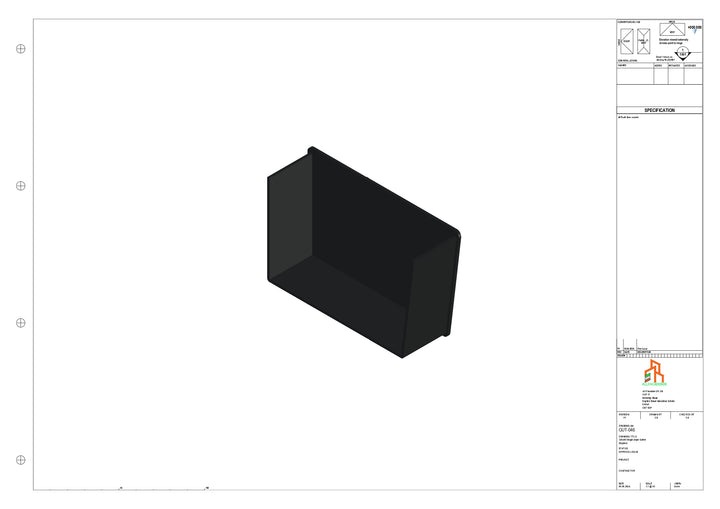 Aluminium Single Slope Gutter - Type 5 - Stopends