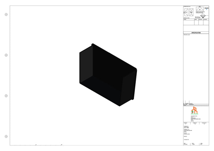 Aluminium Single Slope Gutter - Type 5 - Stopends