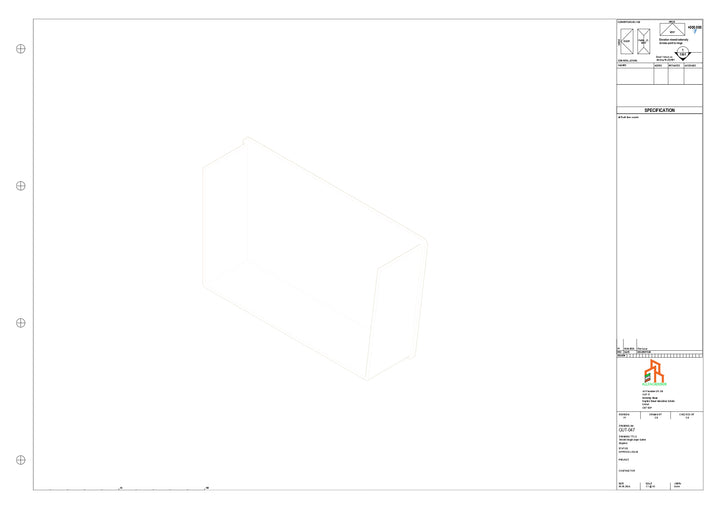 Aluminium Single Slope Gutter - Type 6 - Stopends