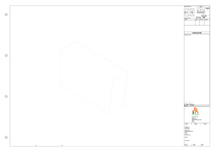 Aluminium Single Slope Gutter - Type 6 - Stopends